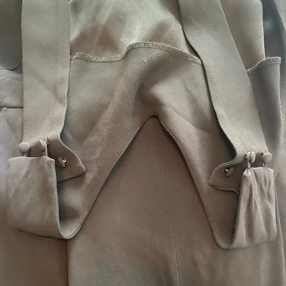 Babaton Aritzia Seamus Black Jumpsuit in Black - Open Back V Neck Size 10 - Picture 8 of 10